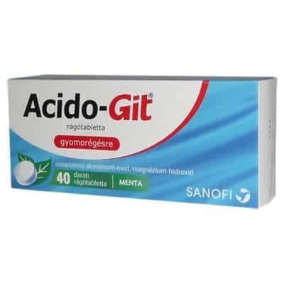 Acido-Git rágótabletta 40 db 